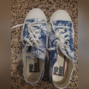New Pro Keds Tie dye Blue Mens 9